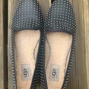 Ugg fur lined flats